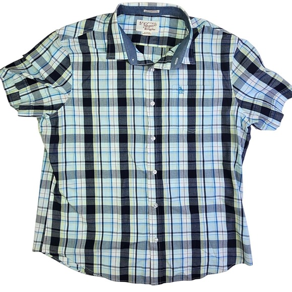 Original Penguin Other - Original Penguin Mens XL Heritage Slim Fit Plaid Short Sleeve Button Down Shirt